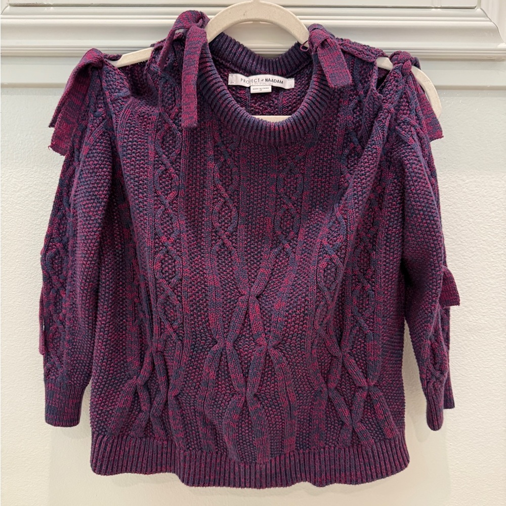 NAADAM Purple Sweater